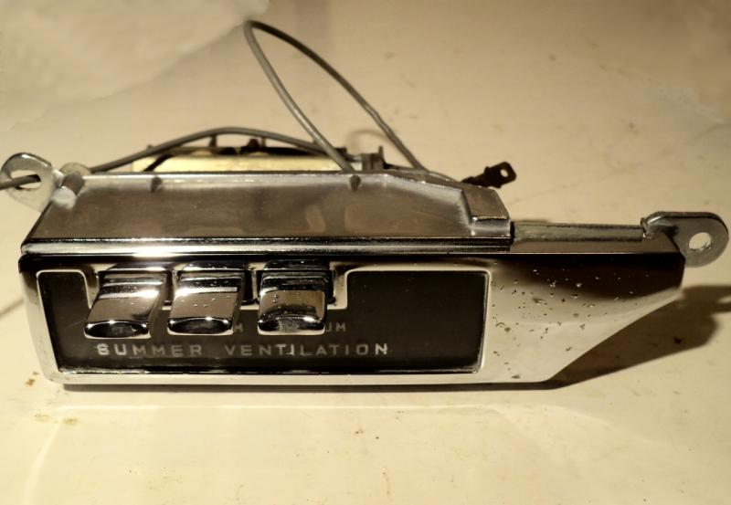 1960 Oldsmobile heater control