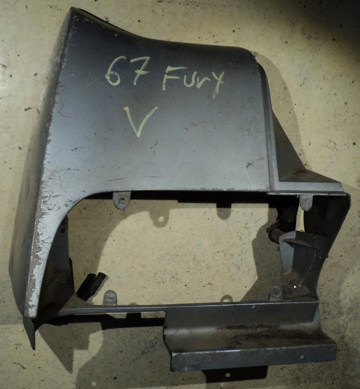 1967  Plymouth Fury            skärmförlängare vänster bak