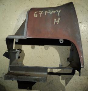1967  Plymouth Fury            skärmförlängare höger bak