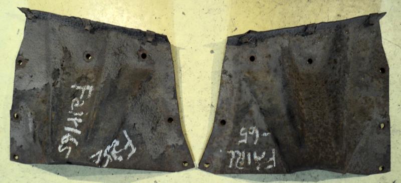 1965 Ford Fairlane  plate over the front spring   left and right