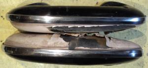 1956 Chrysler Windsor   armrest front right + left (pair)