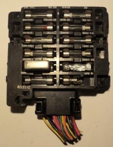 1970   Cadillac     fuse holder   