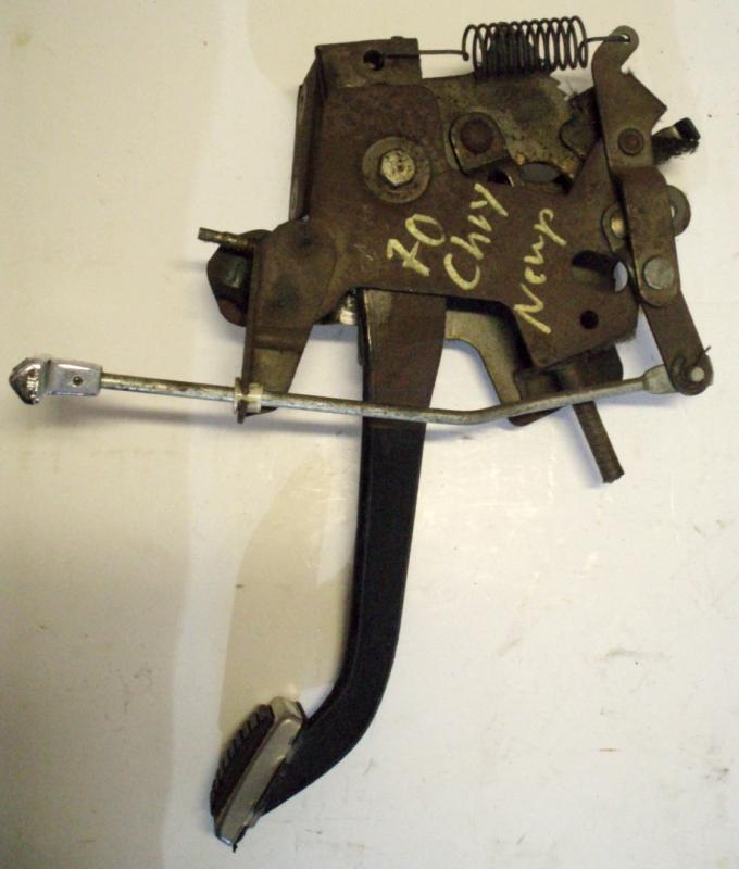 1970 Chrysler Newport hand brake mechanism 