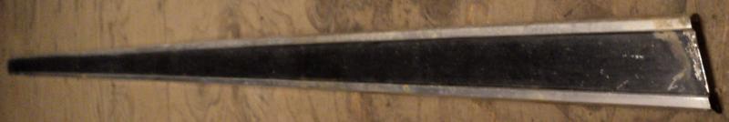 1970  Chrysler Newport  rocker panel molding left (there are always few marks and or bumps). Note only in stor
