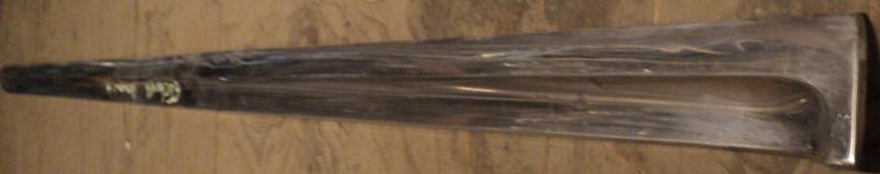 1963  Chrysler Newport  rocker panel molding right (there are always few marks and or bumps). Note only in stor
