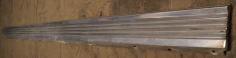 1967  Chrysler Newport  rocker panel molding left (there are always few marks and or bumps). Note only in stor
