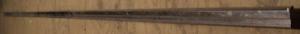 1965  Chrysler NewYorker   2dr ht  rear fender strip left . Note only in stor