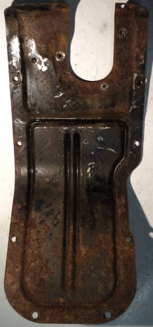 1956 Chrysler   floor plate at controls shaft