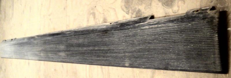 1968   Buick Riviera   rocker panel molding left (there are always few marks and or bumps). Note only in stor