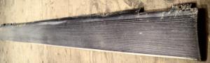 1969   Buick Riviera   rocker panel molding right (there are always few marks and or bumps). Note only in stor
