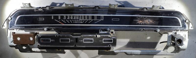 1967 Ford Galaxie     instrumenthus  hastighetsmätare, tankmätare