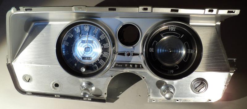 1964   Buick Electra    hastighetsmätare, tankmätare, växelindikator      tändningslås (utan nyckel)