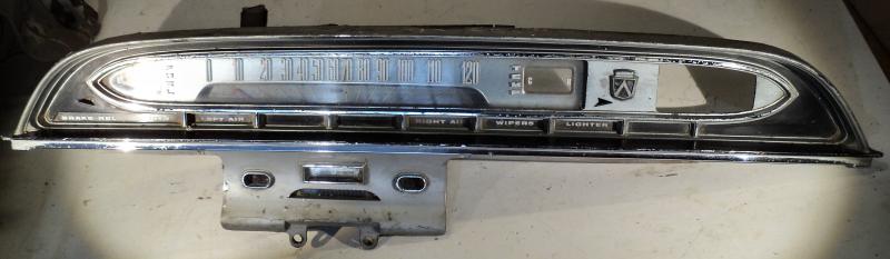 1961 Ford Galaxie     instrument housing   speedometer, gauge, fuel gauge