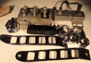 1960  Chrysler Imperial     diverse detaljer instrumentbrädan (el ej testat)