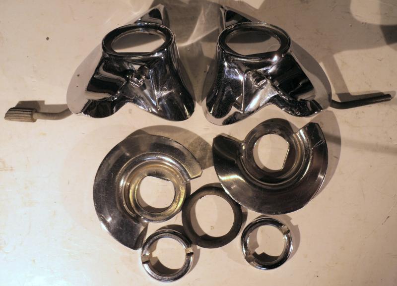 1958   Buick Special  wiper chrome left and right