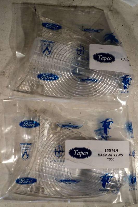 1955 Ford  Back-up-lens, new  (pair)