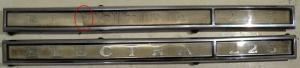 1963 Buick Electra 223  emblemrear fender (the plastic is broken on one)       left and right