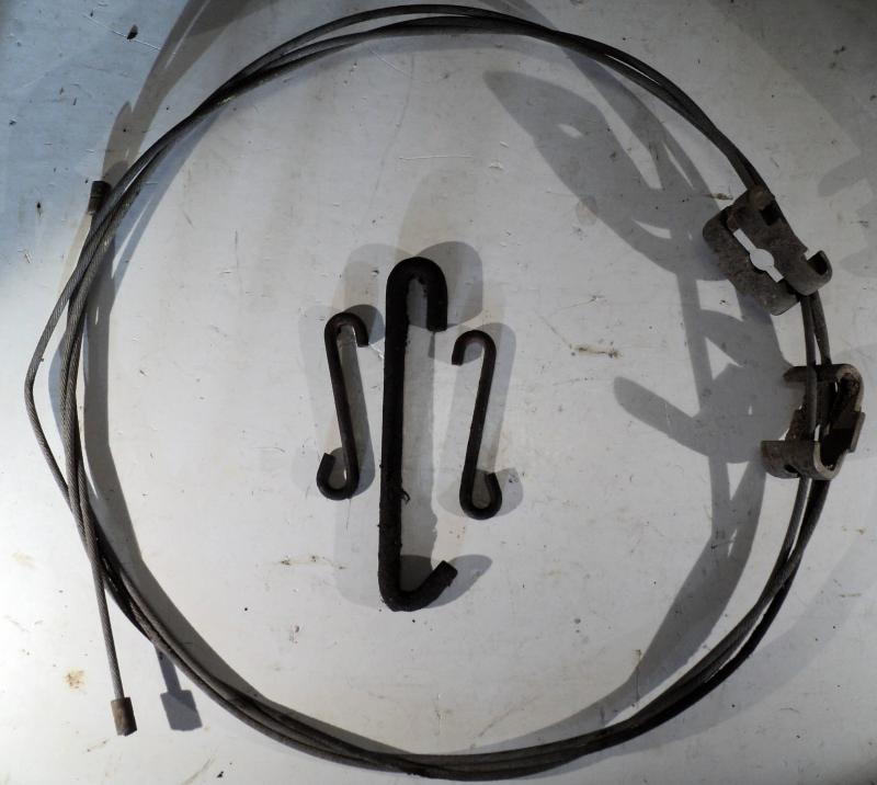 1972   Buick Electra    handbromswire mellandel med krokar och skarvbit