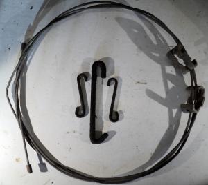 1972   Buick Electra    handbrake wire intermediate part with hooks and splitis