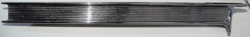 1960 Ford Galaxie Buick Electra    chrome strip  (lit small pores In the bottom of the grooves)        left rear