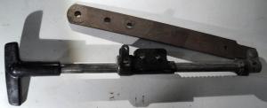 1957  Plymouth   handbrake mechanism