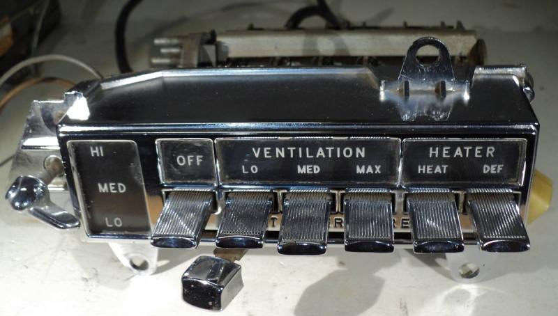 1963   Oldsmobile    heater control