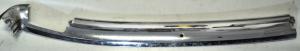 1965   Cadillac  2 dr cab Interior left chrome strip above the front window, pores In the chrome but whole