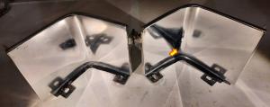 1964   Oldsmobile Jetstar 88    outer parts ov grill (scratch on the right see picture) (pair)