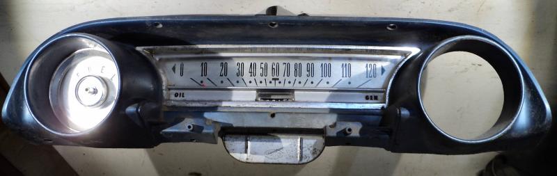 1964 Ford Galaxie   instrument housing   speedometer,  fuel gauge