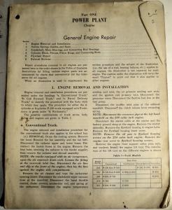 1953 Ford Truck    shop manual (missing the first four pages)