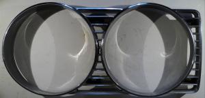 1967 Lincoln Continental      headlight door   left