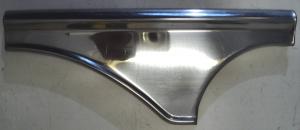 1954 Ford 4dr ht chrome rear fender         left