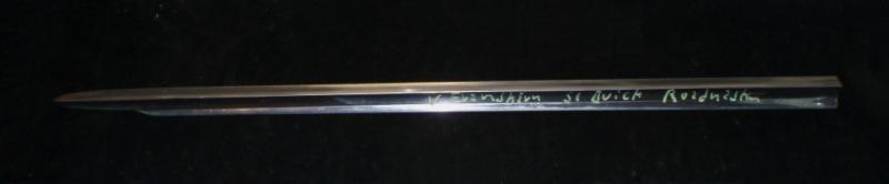 1951 Buick Roadmaster chrome trim fender left