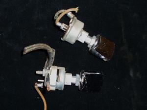 1955 Chrysler New Yorker panel ljus och kartljus knappar