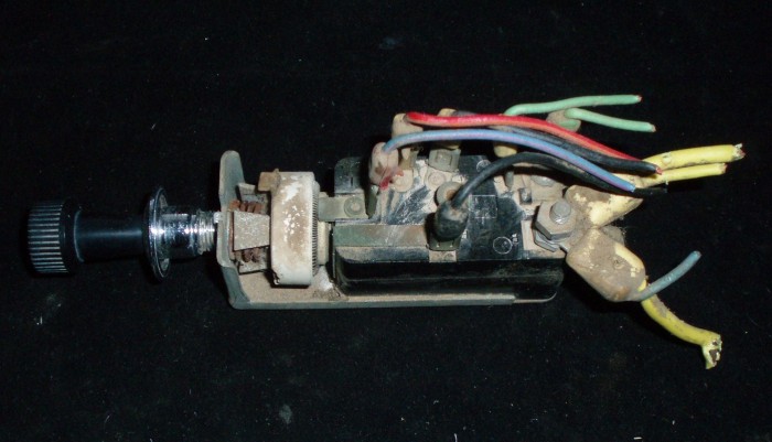 1957 Ford headlight switch