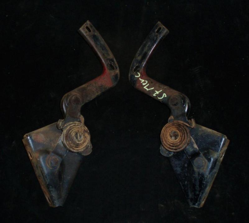 1957 Mercury Monterey hood hinge pair
