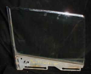 1957 Plymouth 4dr ht side window, front left (poor in moldings)