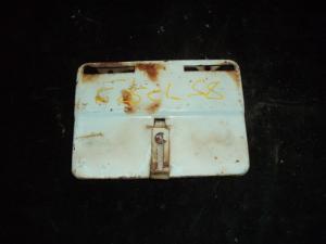 1958 Edsel fuel cap hatch