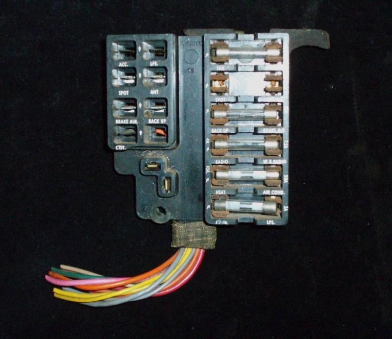 1958 Chevrolet fuse holders