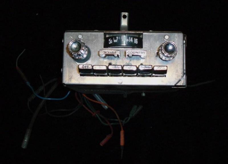 1958 Lincoln radio (ej testad)