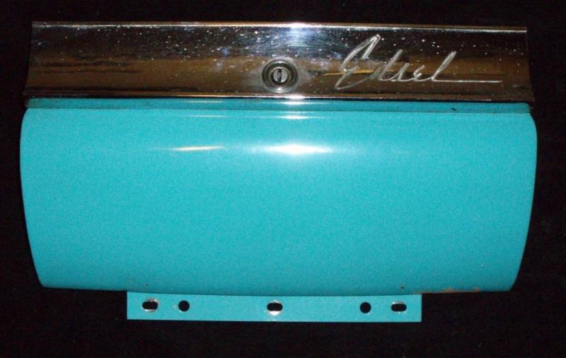 1959 Edsel glove compartment door