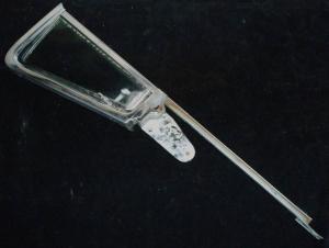 1959 Ford 2dr ht ventilationsruta enhet vänster