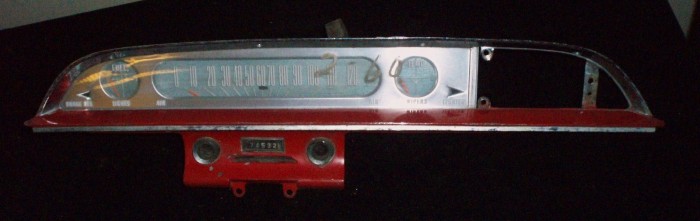 1960 Ford Galaxie instrument housing