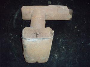 1960 Lincoln preheater air cleaner