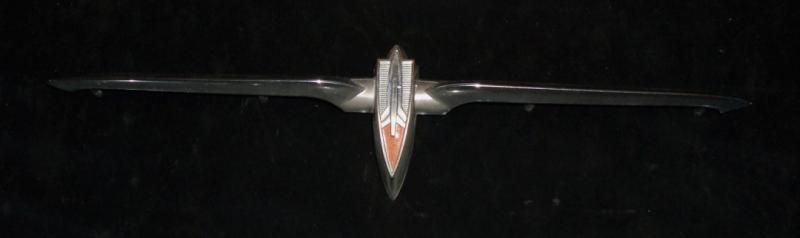 1960 Oldsmobile 98 chrome emblem trunk lid