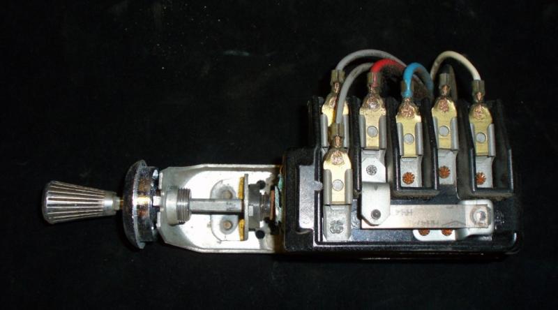 1960 Oldsmobile headlight switch