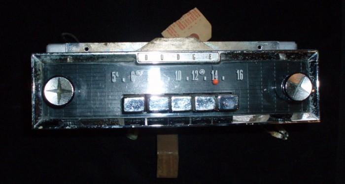 1961 Dodge radio (ej testad)