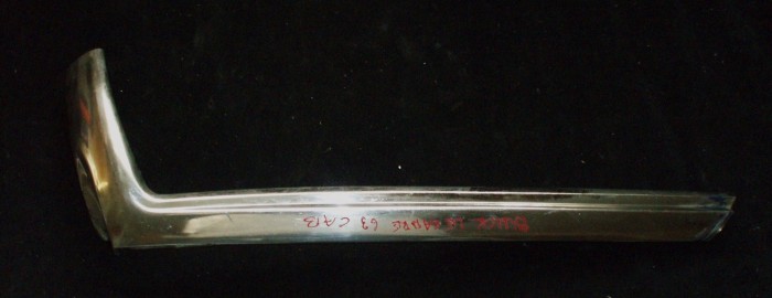1963 Buick LeSabre convertible chrome trim right