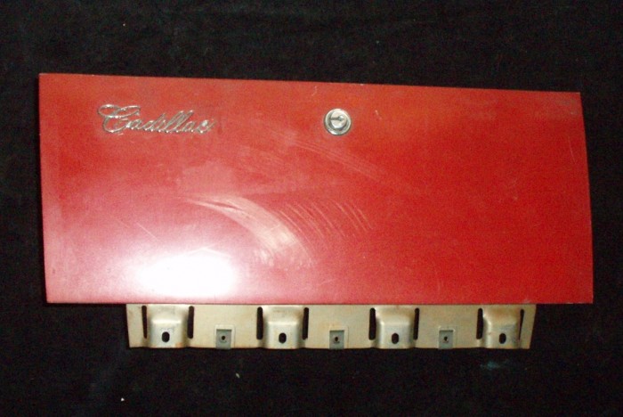 1963 Cadillac glove compartment door