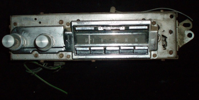 1963 Cadillac radio (ej testad)